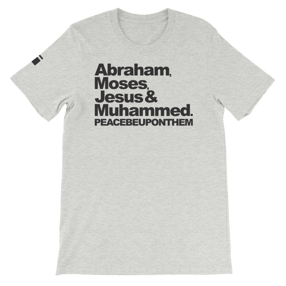Peace be upon them Short-Sleeve Unisex T-Shirt - one love islam