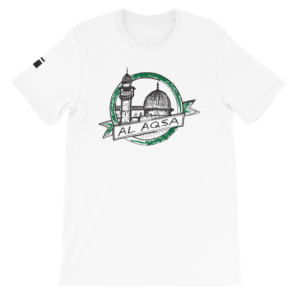 Al Aqsa Short-Sleeve Unisex T-Shirt - one love islam